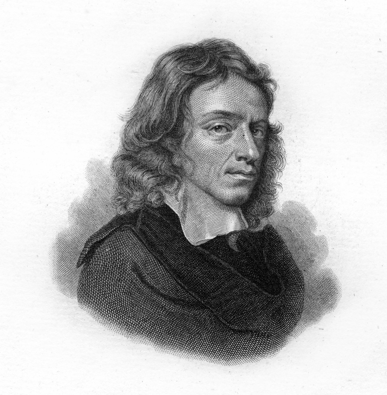 Portrait of John Milton, English poet and essayist (1608-1674) by Unknown artist