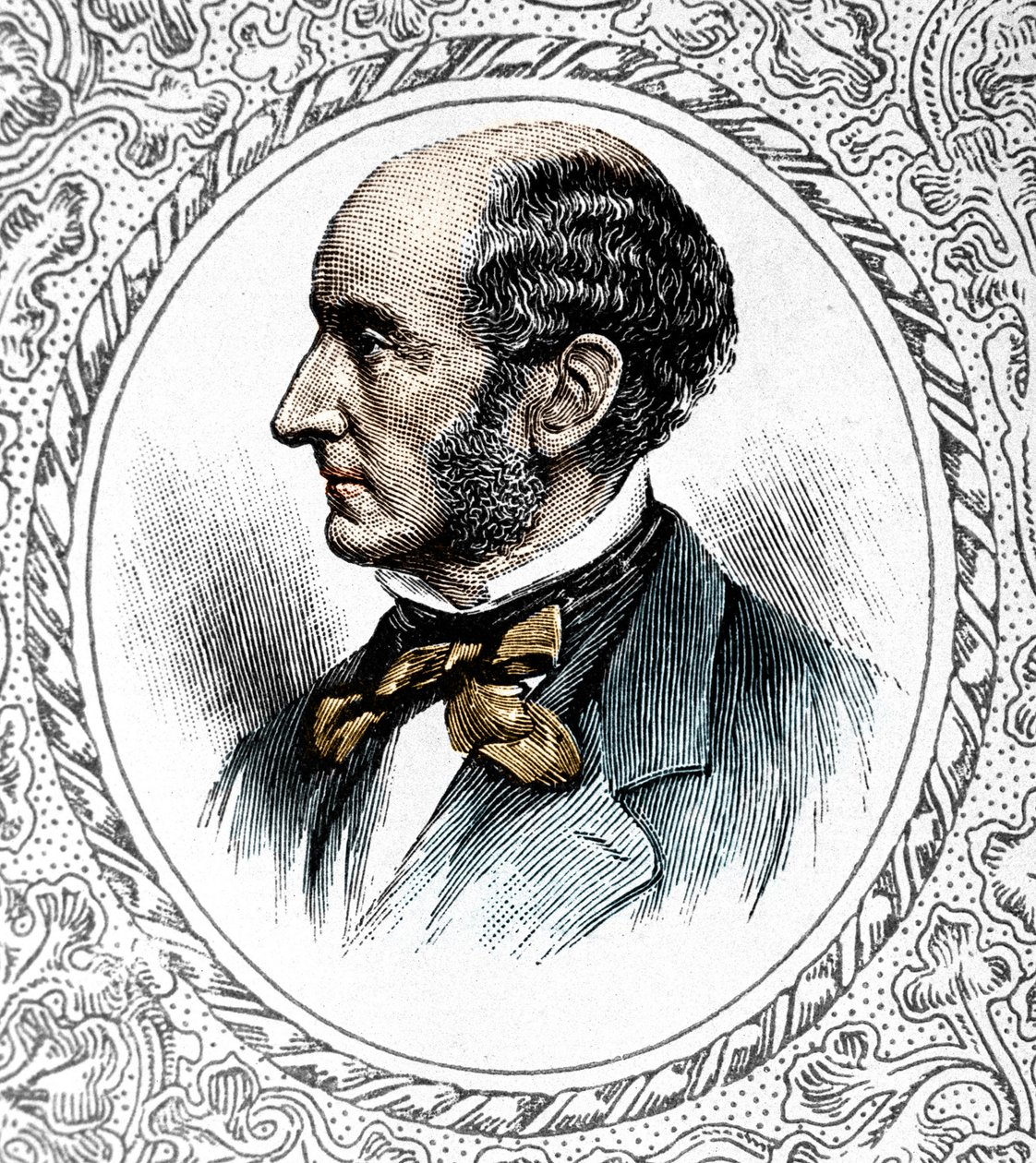 Portrait of John Stuart Mill. British philosopher and economist 1806 to 1873 by Unknown artist