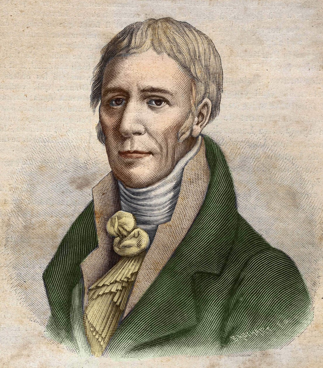 Portrait of John the Baptist Lamarck (1744-1829) by Unknown artist