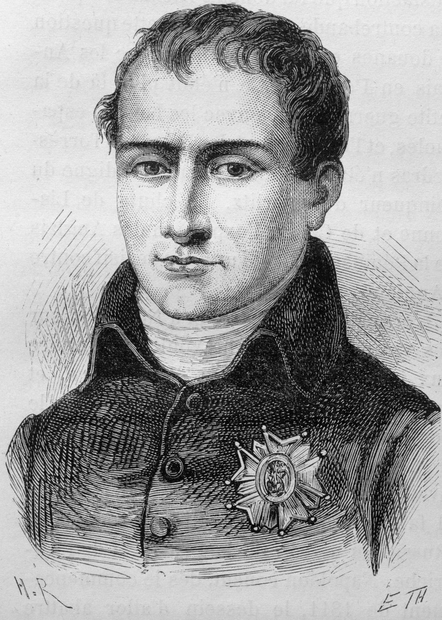 Portrait of Joseph Bonaparte (1768 - 1844). Engraving from 