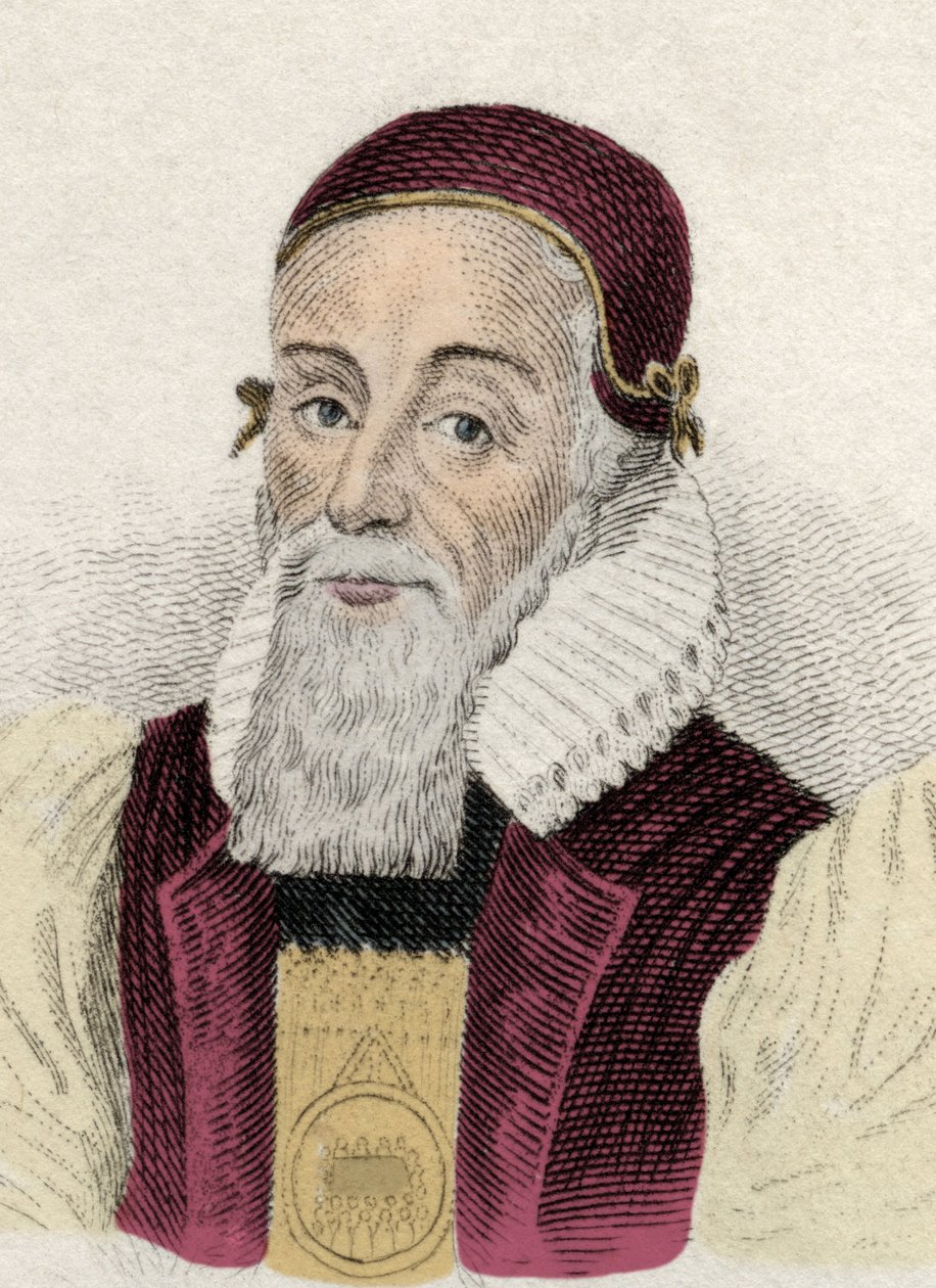 Portrait of Joseph Hall (1574-1656) English Bishop by Unknown artist