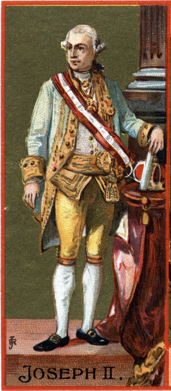 Portrait of Joseph II (1741-1790), Archduke of Austria, Emperor of the Holy Empire (1765-1790) by Unknown artist