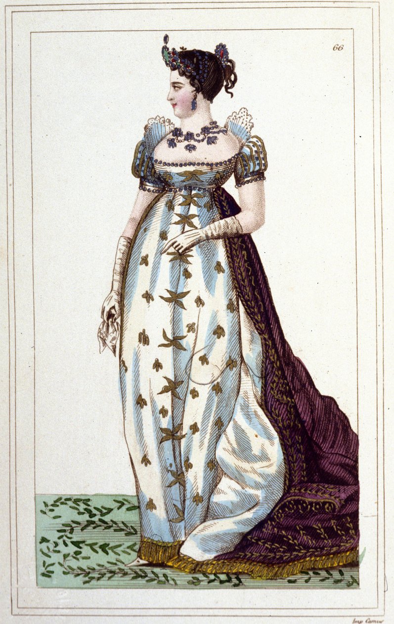 Portrait of Josephine by Beauharnais Bonaparte, Imperator of the French in Imperial Costume by Unknown artist