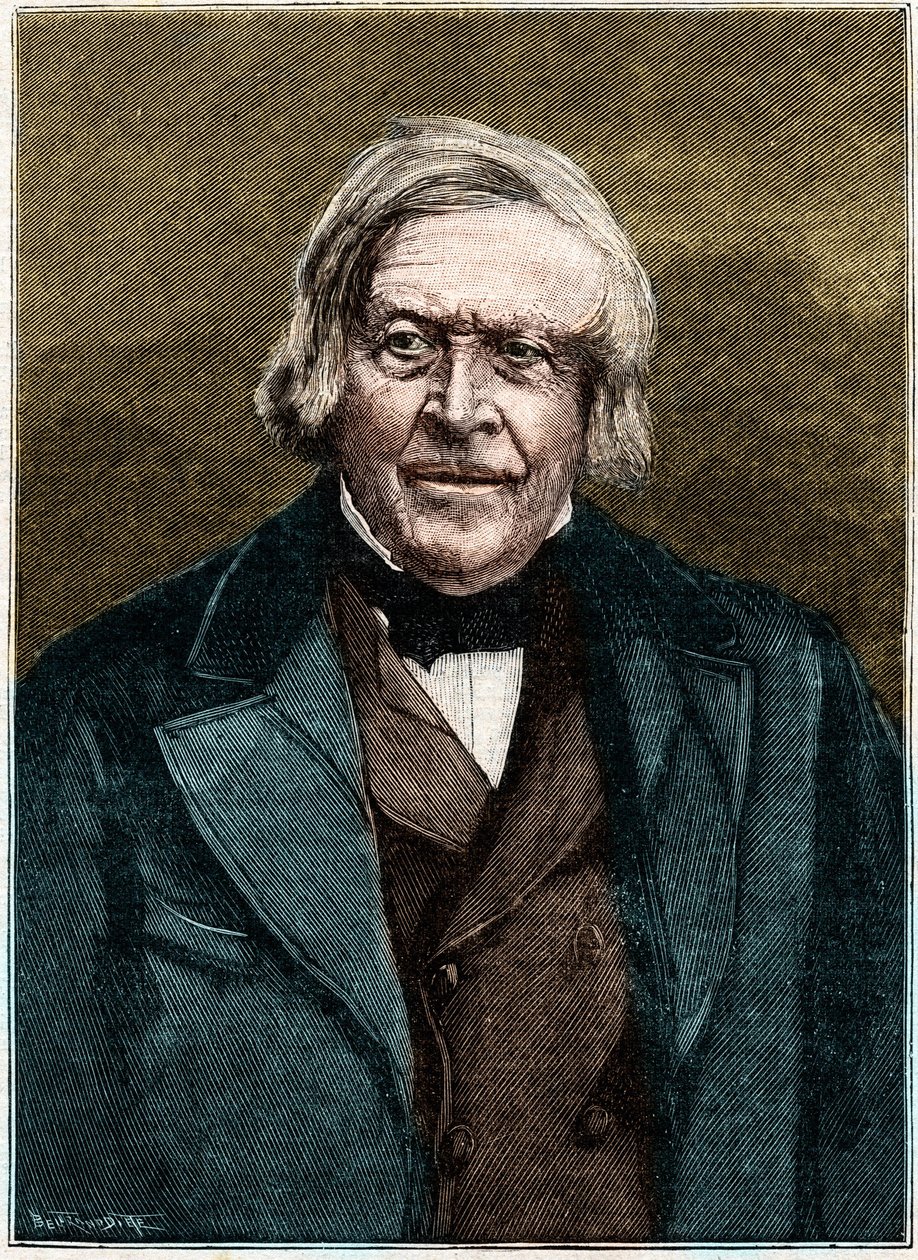 Portrait of Jules Michelet, French historian and writer by Unknown artist