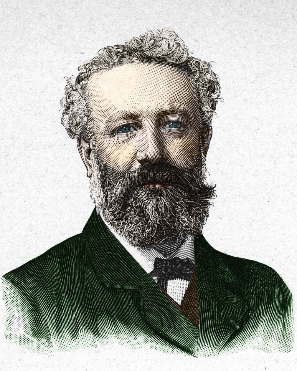 Portrait of Jules Verne, French writer (1828-1905) by Unknown artist