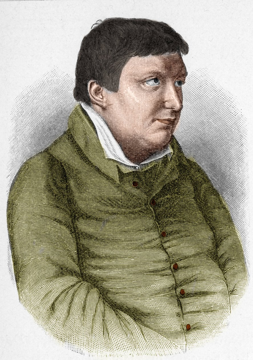 Portrait of Karl Wilhelm Friedrich von Schlegel, German Philosopher, Critic and Writer of the Romantic Movement by Unknown artist