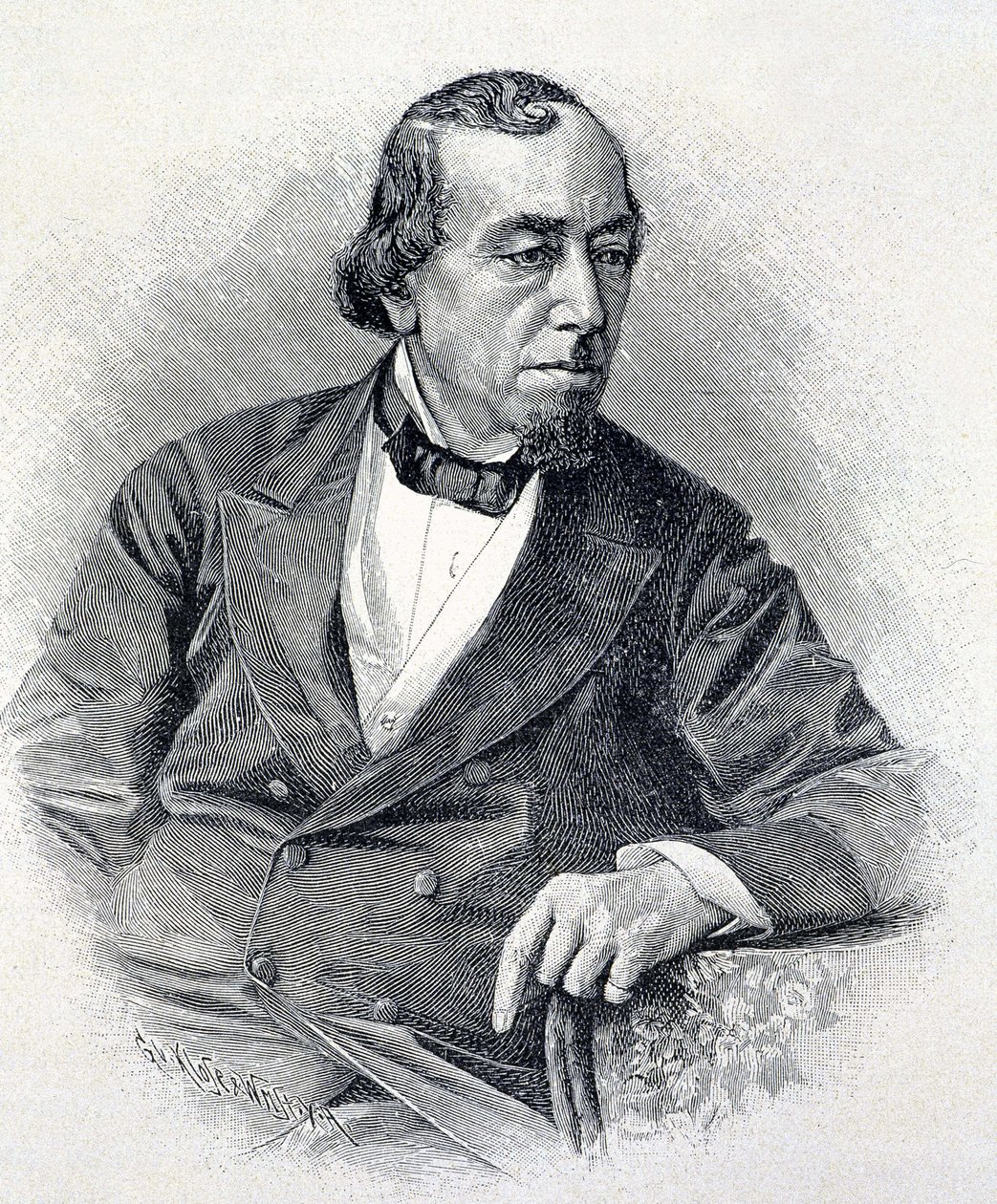 Portrait of Lord Beaconsfield, Benjamin Disraeli by Unknown artist