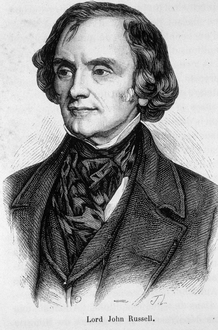 Portrait of Lord John Russel by Unknown artist