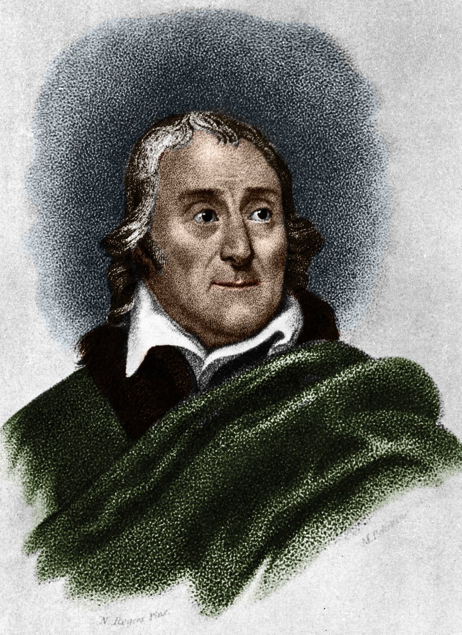 Portrait of Lorenzo da Ponte, librettist and Italian writer of Jewish origin by Unknown artist