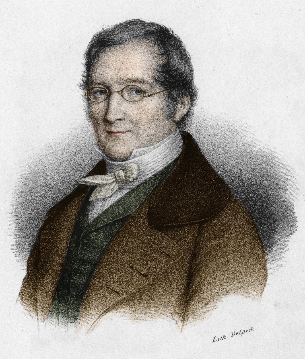 Portrait of Louis-Joseph Gay-Lussac (Louis Joseph Gay Lussac) (1778-1850), French Physicist and Chemist (engraving of the 19th century) by Unknown artist