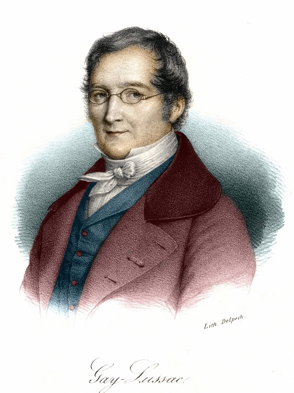 Portrait of Louis-Joseph Gay-Lussac (1778-1850), French physicist and chemist by Unknown artist