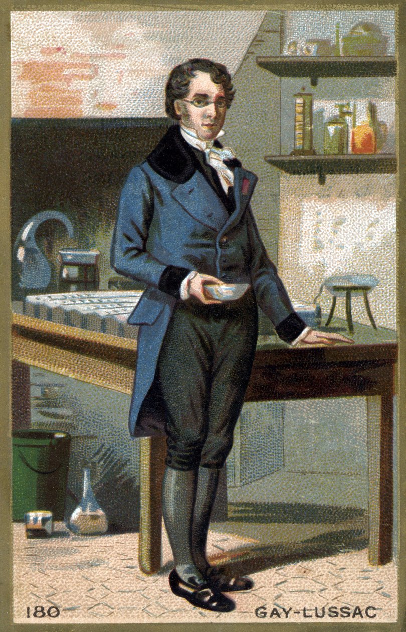 Portrait of Louis-Joseph Gay-Lussac, French physicist and chemist by Unknown artist