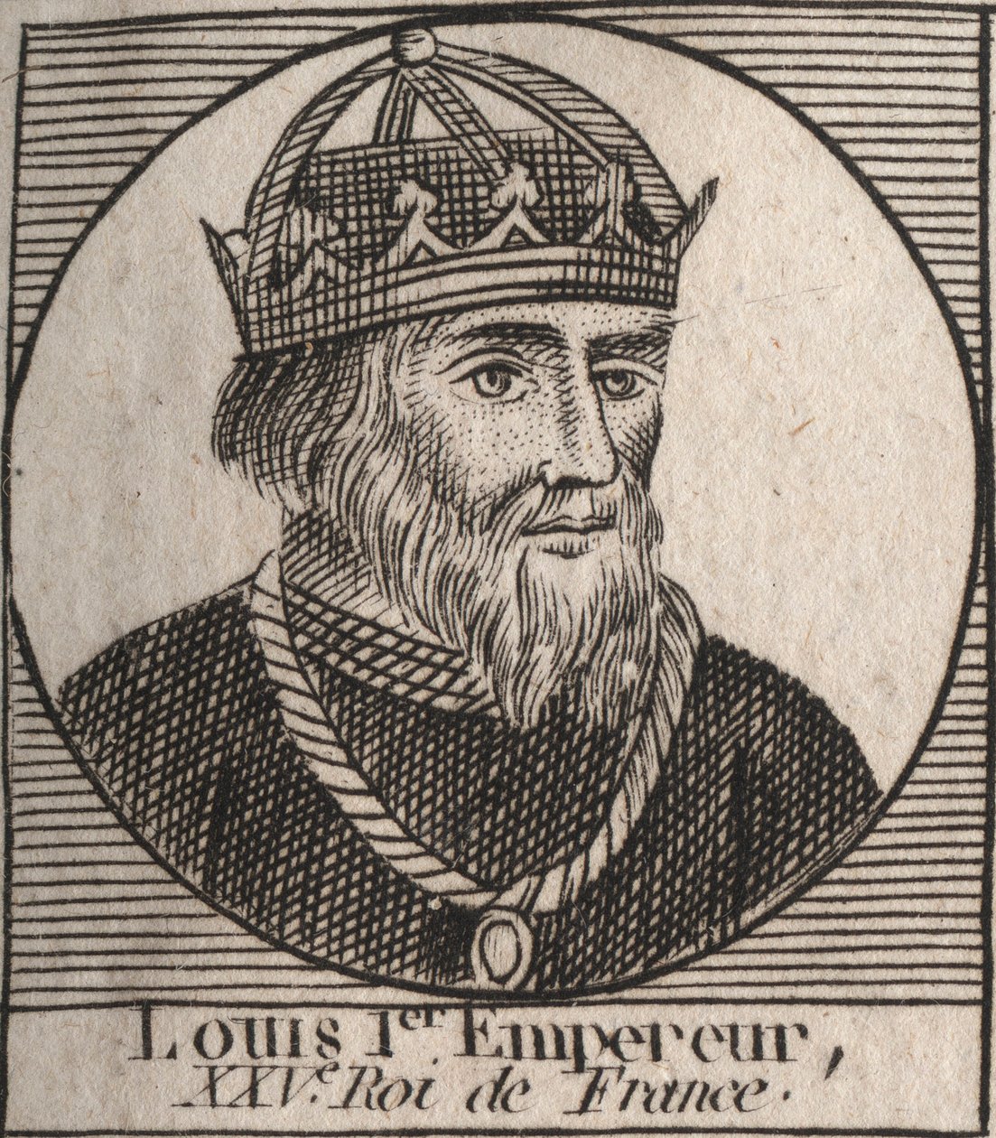 Portrait of Louis I the Pious by Unknown artist