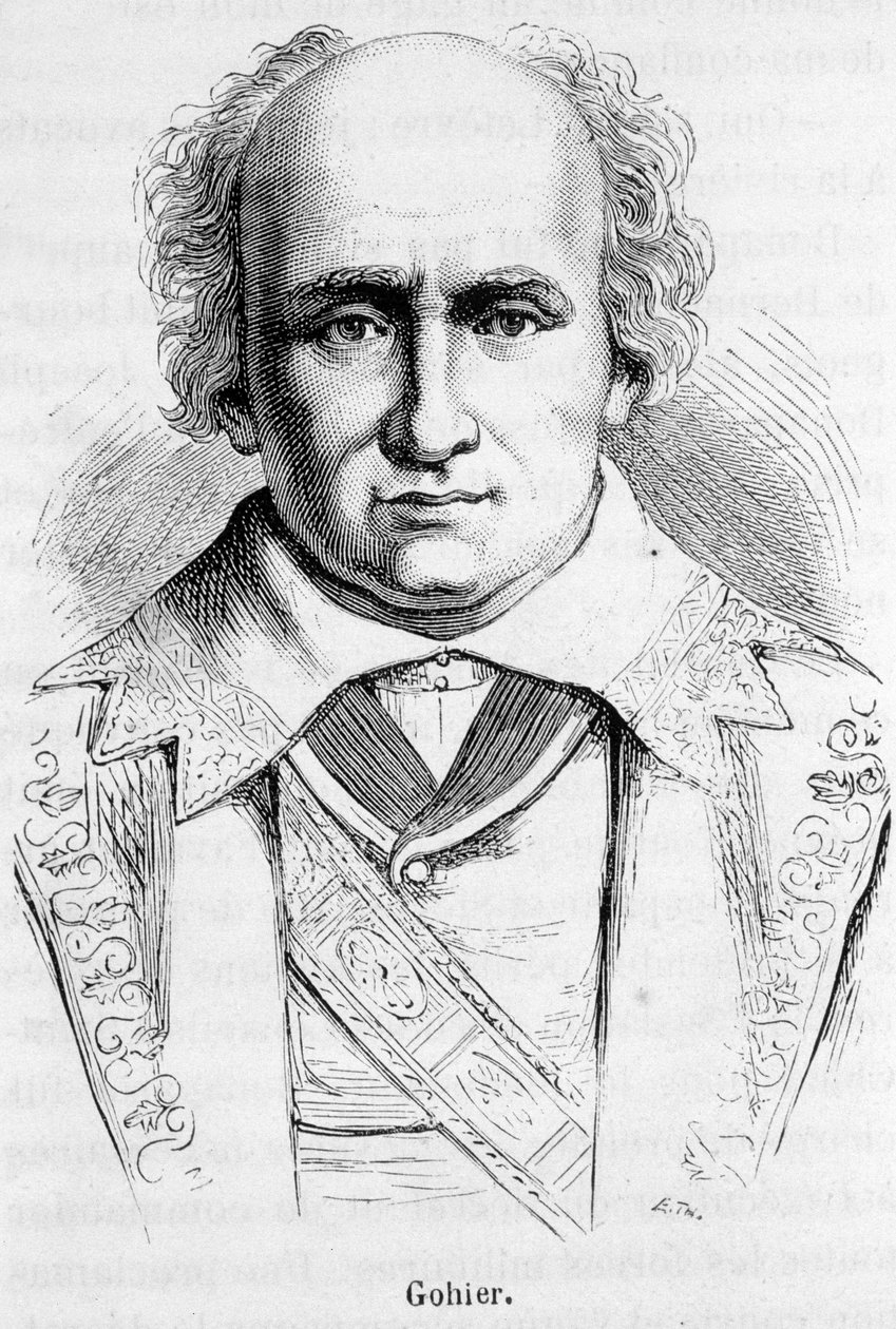 Portrait of Louis Jerome Gohier (1746-1830), French politician by Unknown artist