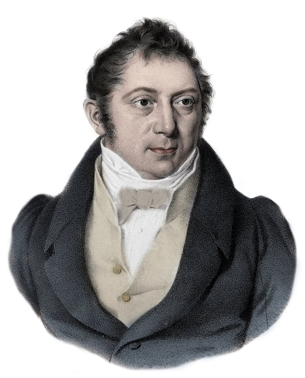Portrait of Louis Ludwig Spohr, German composer, violinist and conductor by Unknown artist