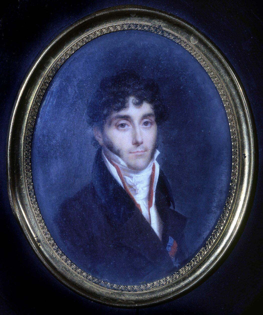 Portrait of Louis Mathieu, Count of Molé (1781 - 1855), medallion by Unknown artist