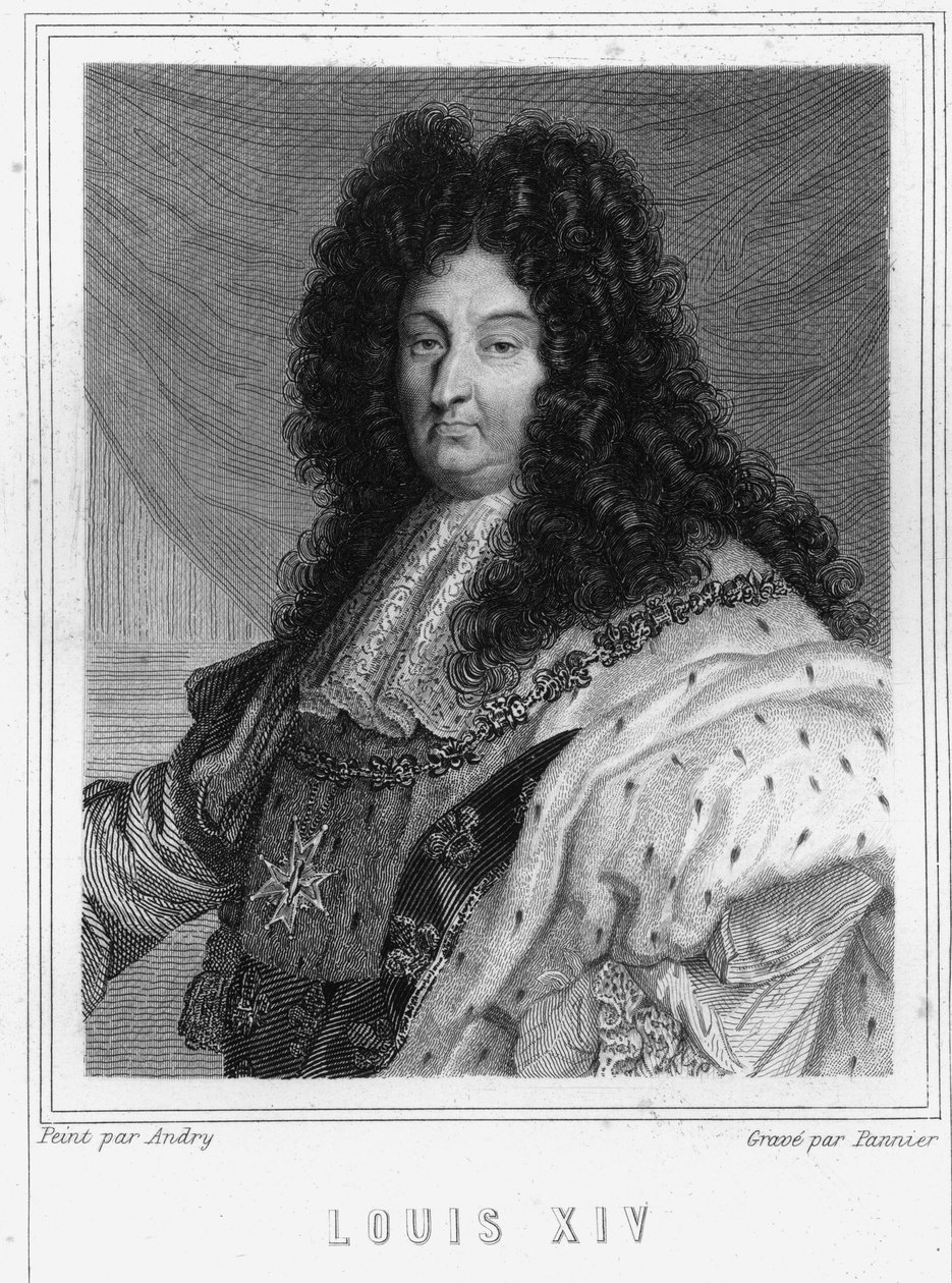 Portrait of Louis XIV (1638 - 1715), King of France - in 