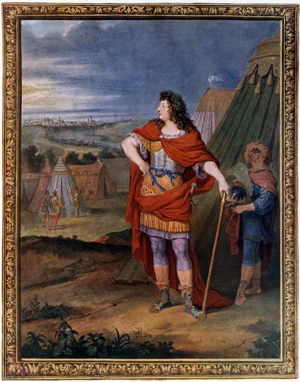 Portrait of Louis XIV dressed as Roman Emperor by Unknown artist