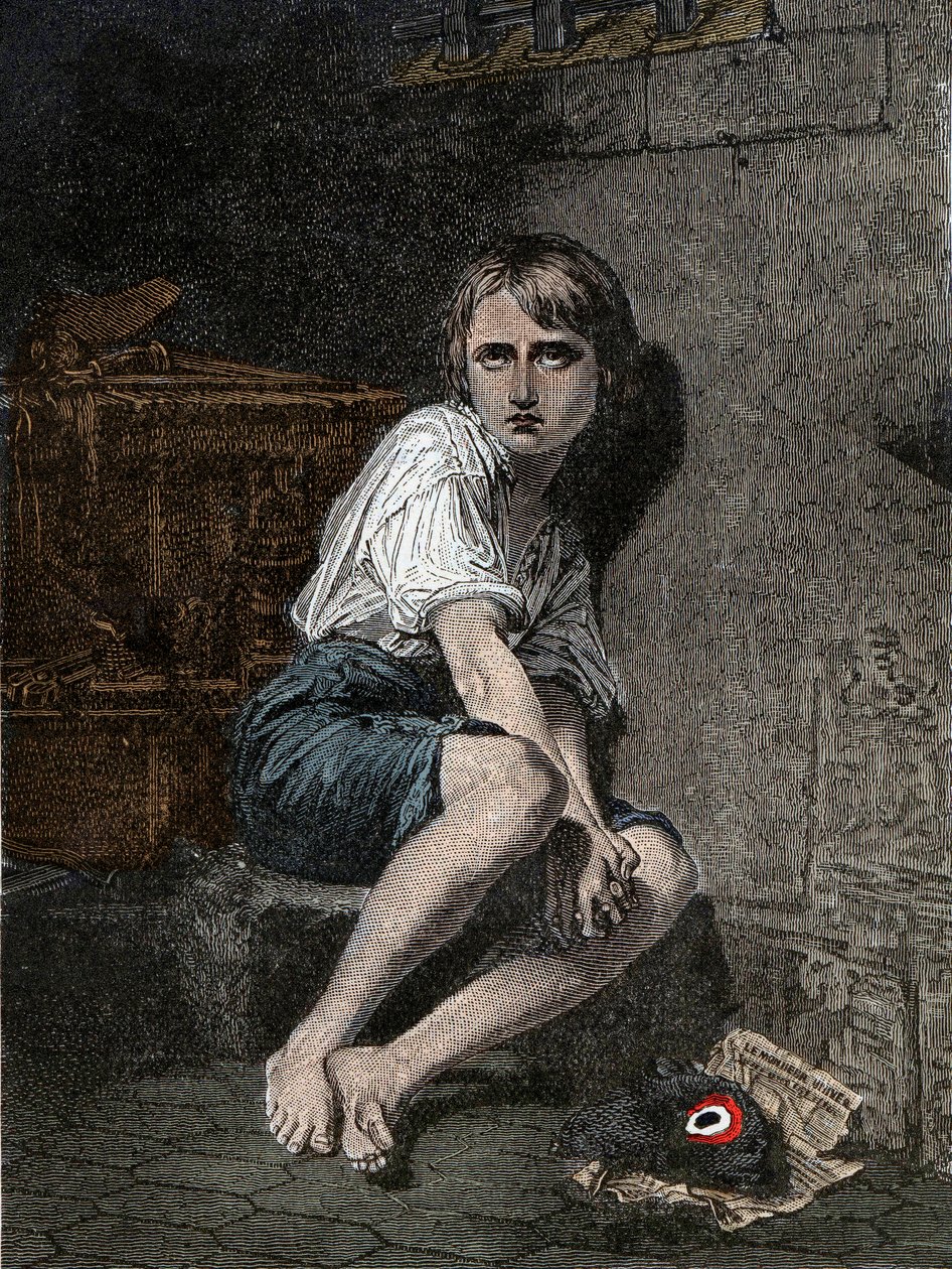 Portrait of Louis XVII at the Prison of the Temple, Paris by Unknown artist