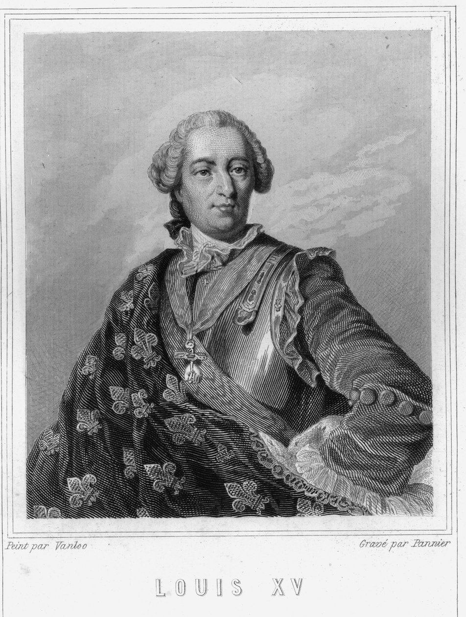 Portrait of Louis XV (1710 - 1774), King of France - in 