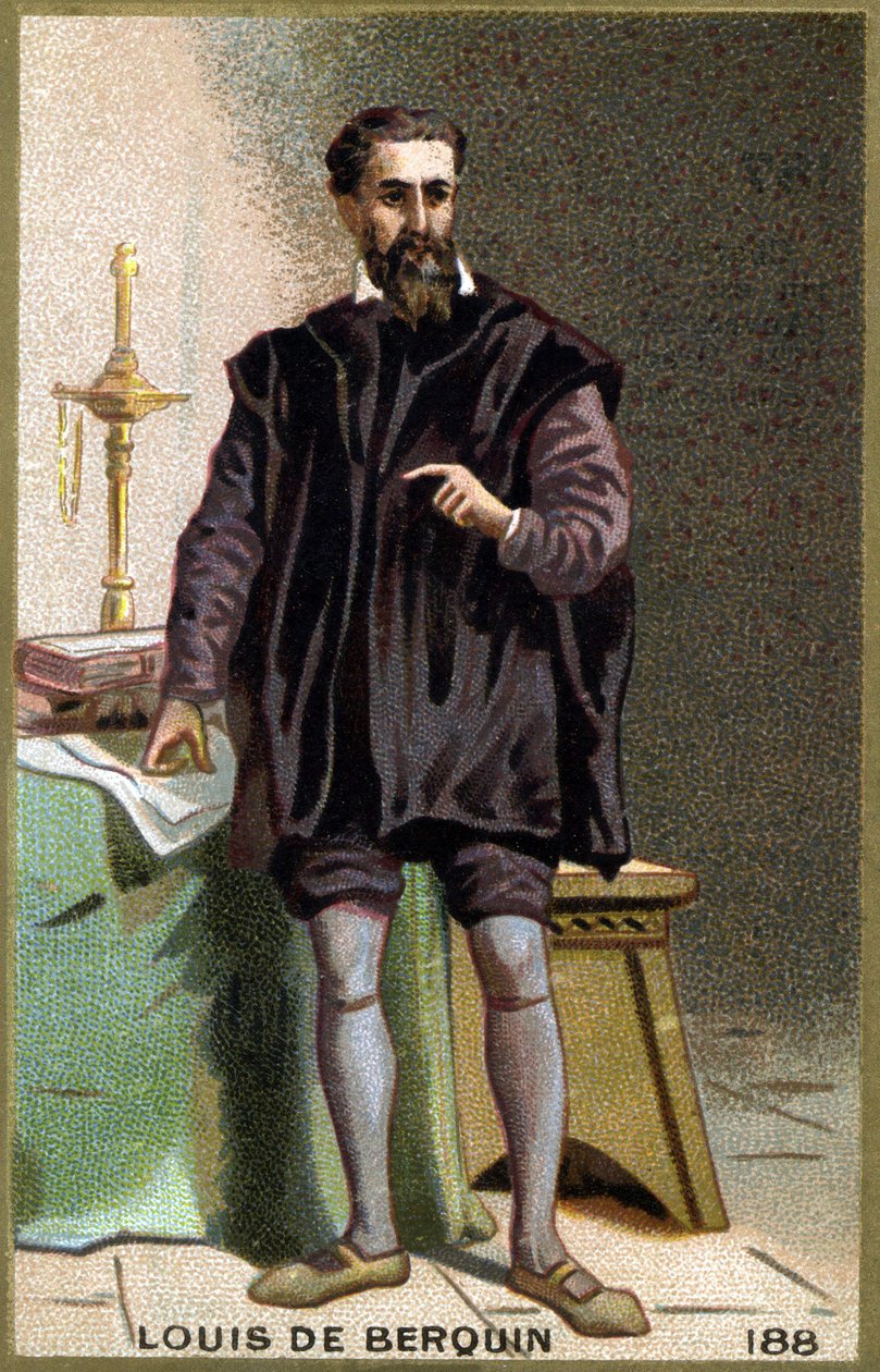 Portrait of Louis de Berquin, knight and humanist by Unknown artist