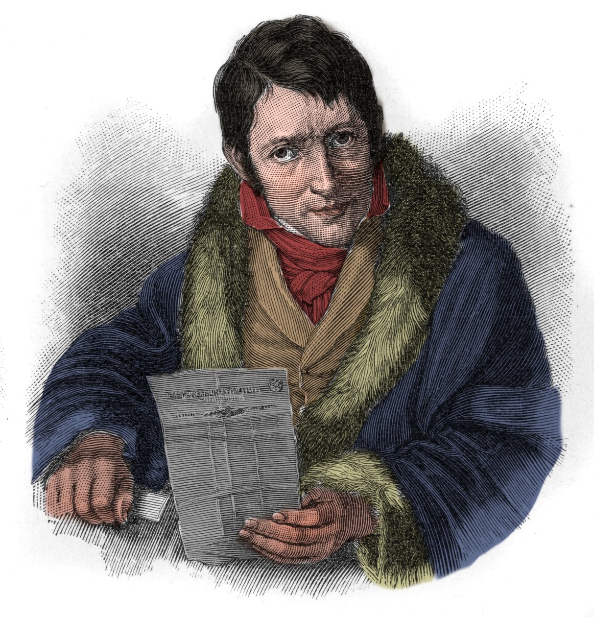 Portrait of Ludwig Börne (1786-1837), German Writer. by Unknown artist