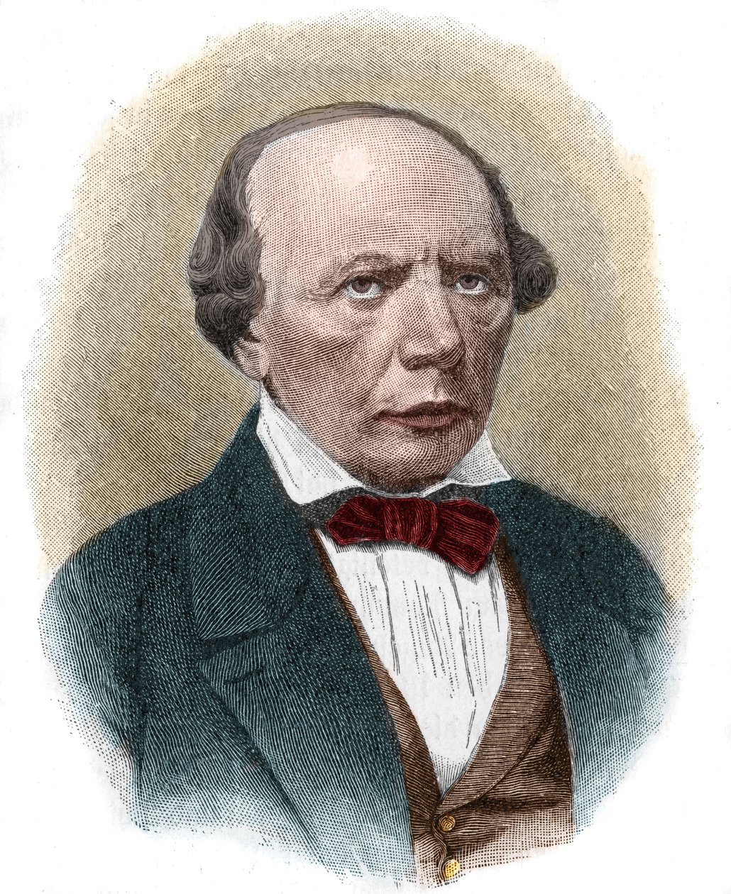 Portrait of Ludwig Uhland, German romantic poet by Unknown artist