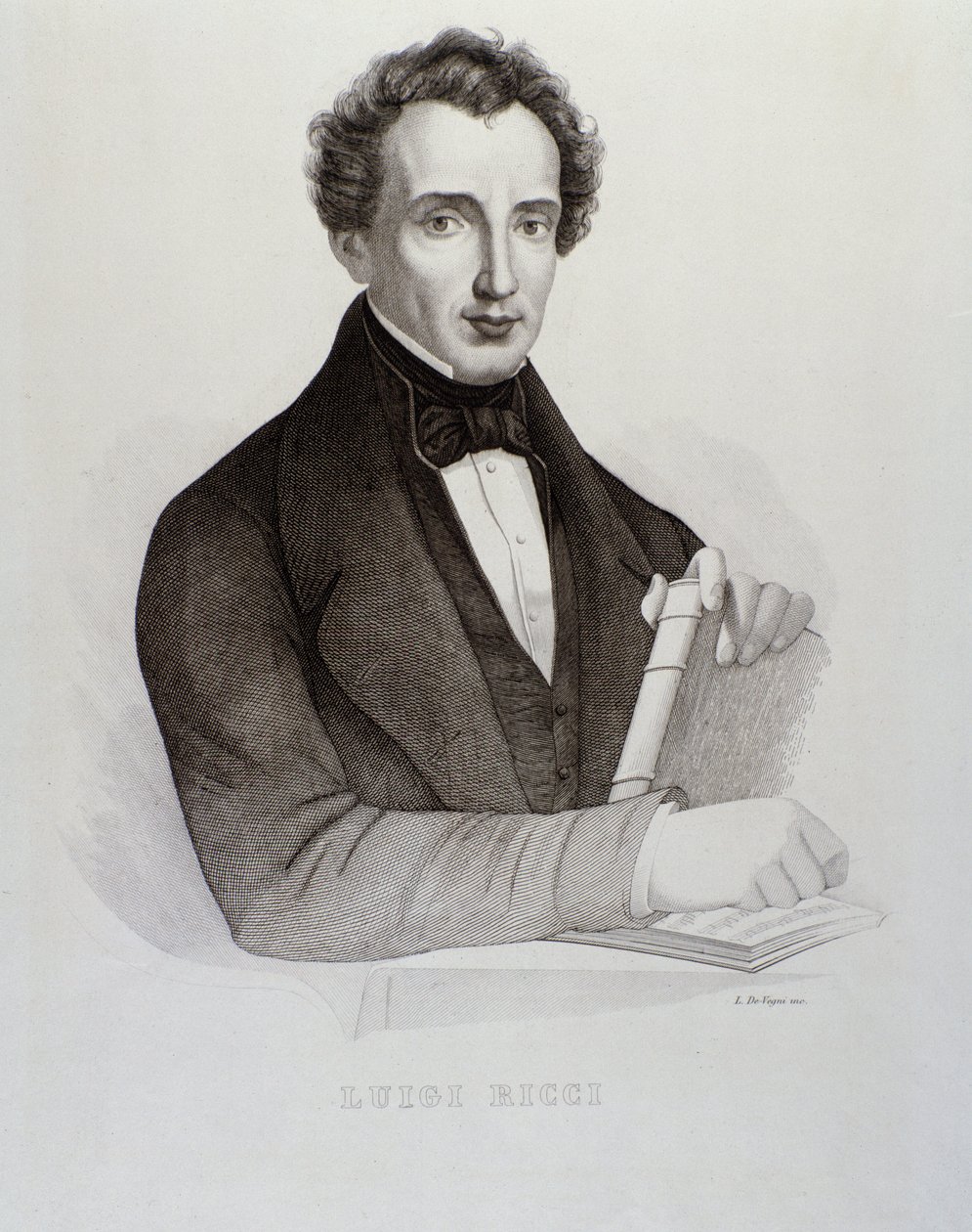 Portrait of Luigi Ricci by Unknown artist