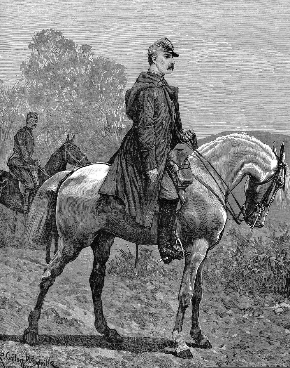 Portrait of Milan IV Obrenovitch, King of Serbia between 1882-1889 by Unknown artist