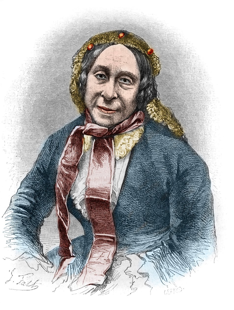 Portrait of Madame Desbordes Valmore (Marceline Felicite Josephine Desbordes-Valmore) by Unknown artist