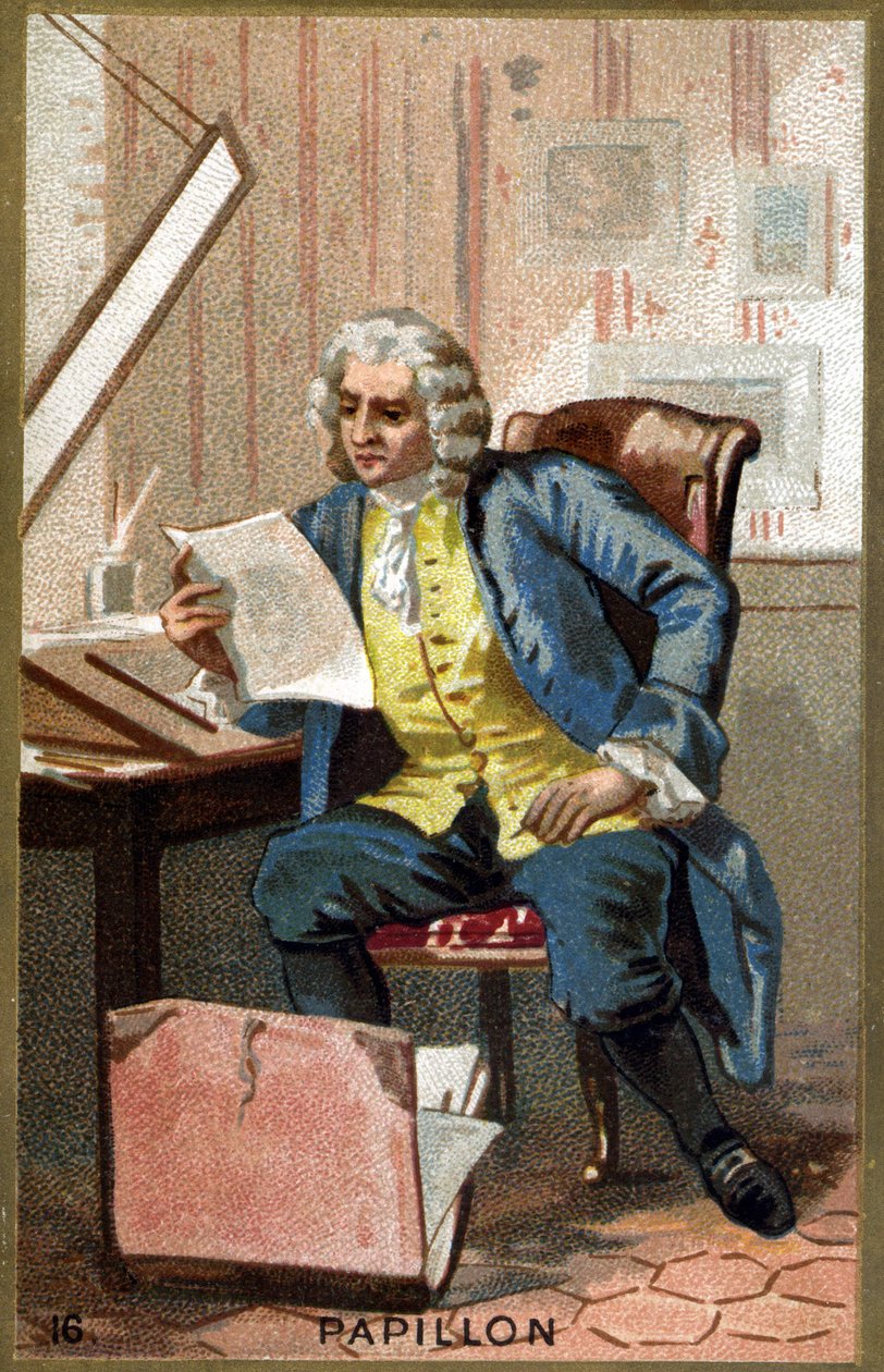 Portrait of Marc de Papillon, French poet by Unknown artist