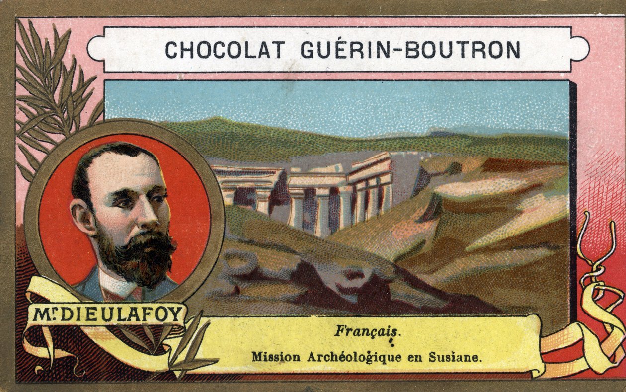 Portrait of Marcel Auguste Dieulafoy by Unknown artist
