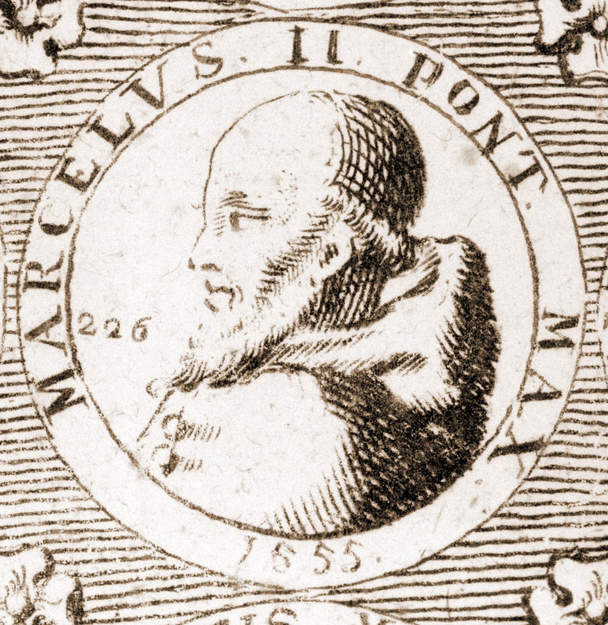 Portrait of Marcel II (1501 - 1555). by Unknown artist