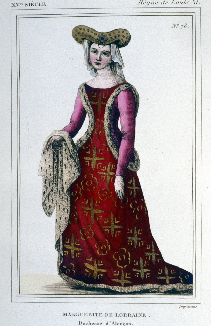 Portrait of Marguerite by Lorraine Vaudémont, Duchess of Alençon by Unknown artist