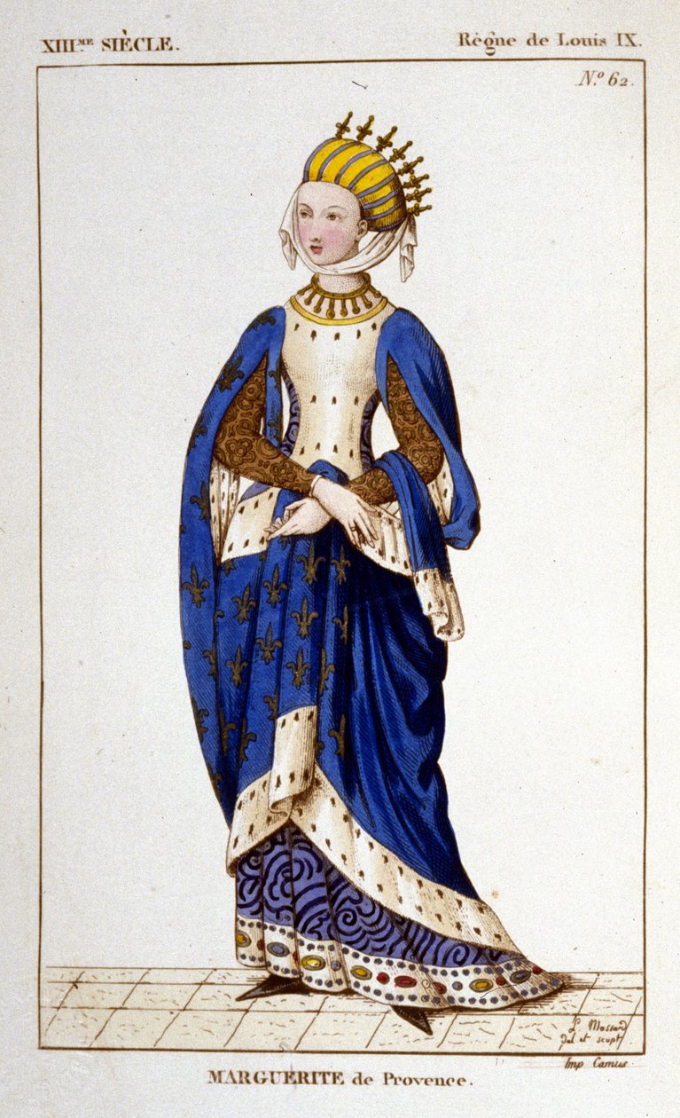 Portrait of Marguerite de Provence (1221 - 1295), Queen of France by Unknown artist