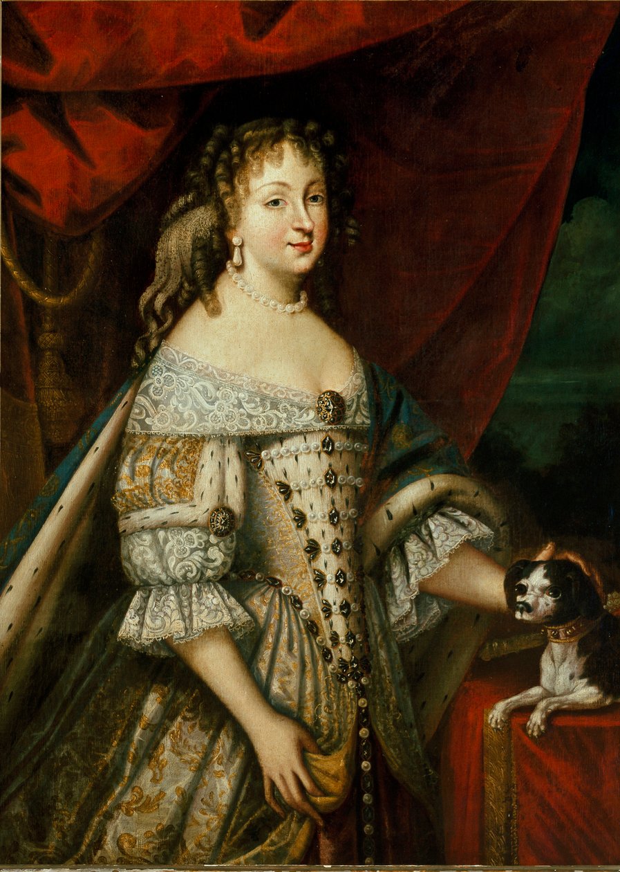 Portrait of Maria Giovanna Battista di Savoia Nemours (Marie Jeanne Baptiste de Savoie-Nemours) (1644-1724), wife of Carlo Emanuele II by Unknown artist
