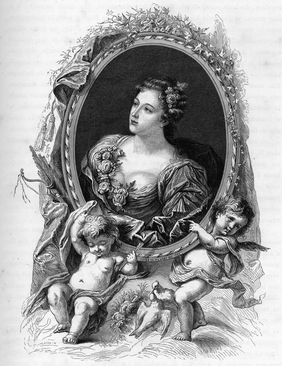 Portrait of Marie-Madeleine de La Vieuville, comtesse de Parabere (1693-1750) by Unknown artist