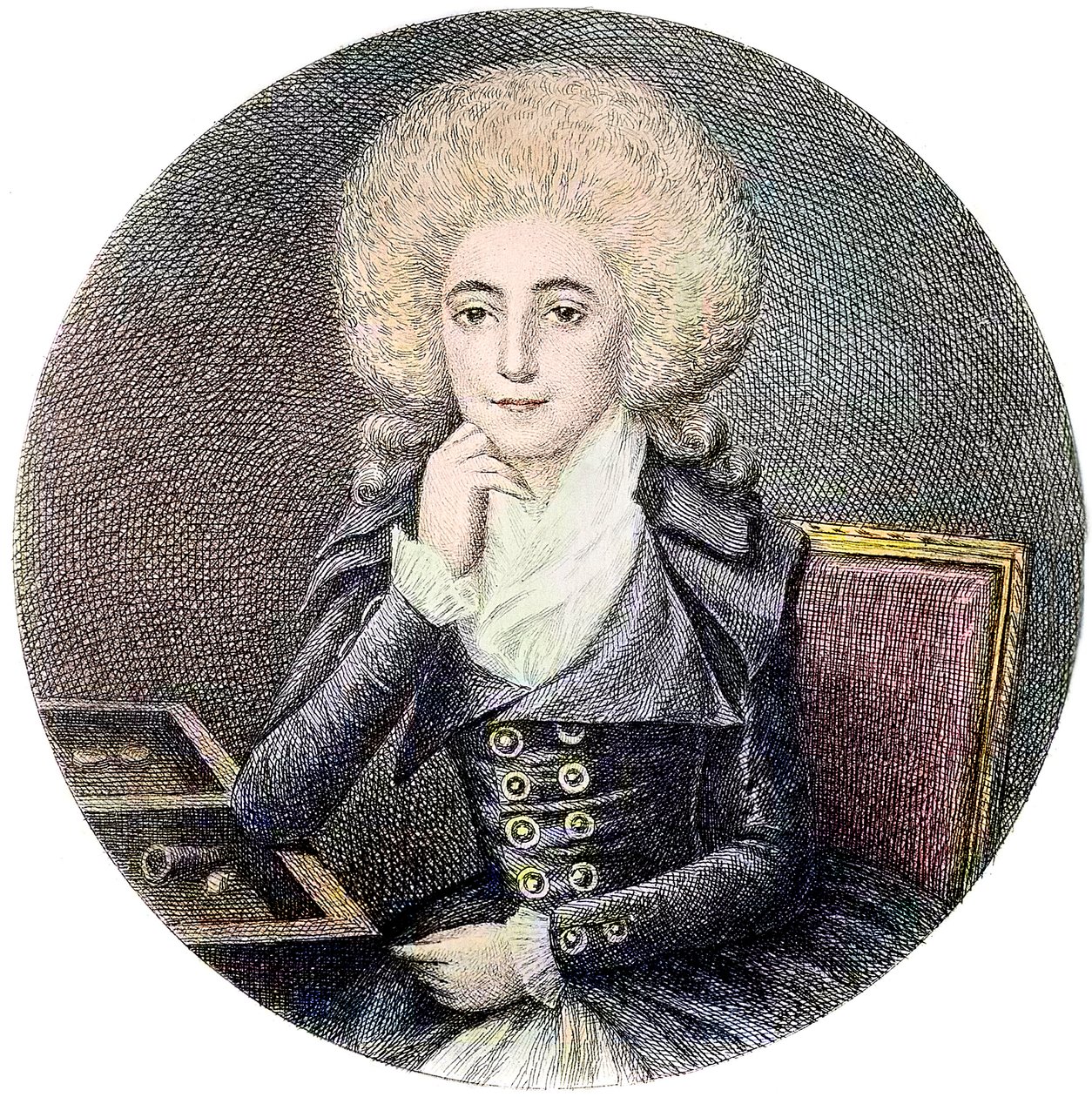 Portrait of Marie Adrienne Francoise de Noailles, Marquise de La Fayette by Unknown artist