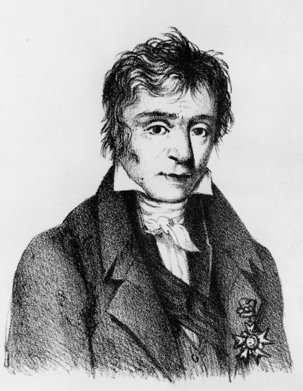 Portrait of Marie Riche, Baron de Prony (1755-1839), French engineer by Unknown artist