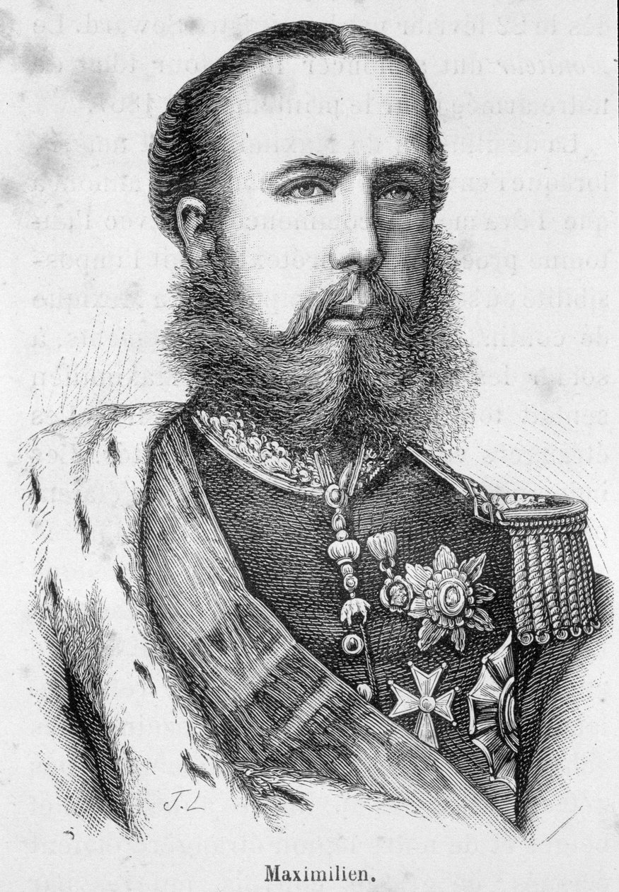 Portrait of Maximilian I of Mexico or Ferdinand Maximilian Joseph, Prince Imperial and Archduke of Austria, Royal Prince of Hungary and Bohemia (1832- 1867) by Unknown artist