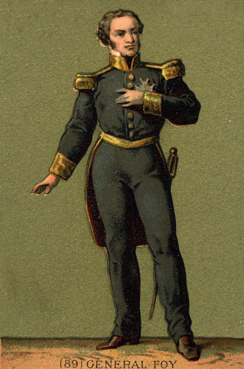 Portrait of Maximilian Sébastien Foy. French General and Politician (1775 to 1825) by Unknown artist