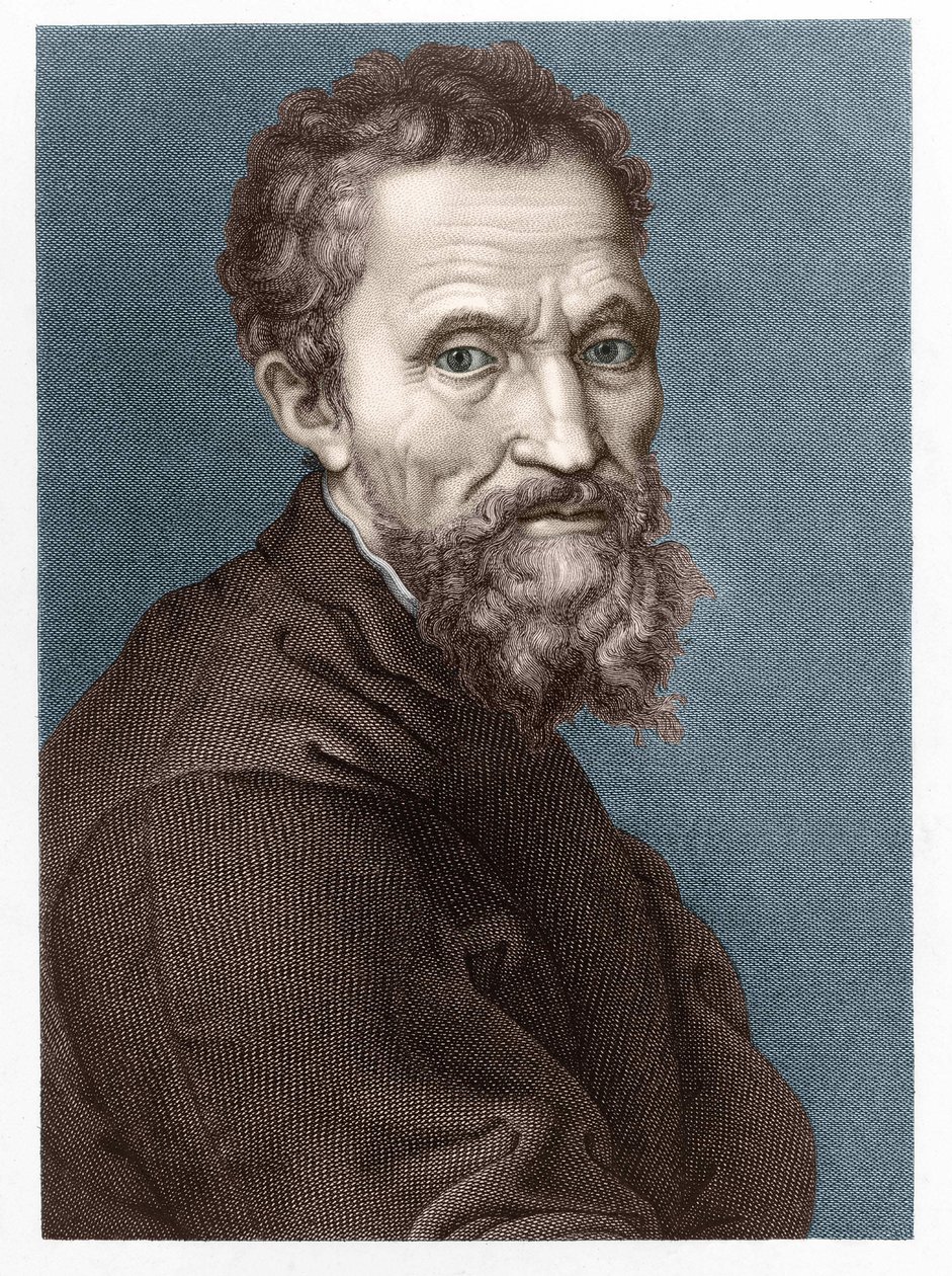 Portrait of Michelangelo Buonarroti by Unknown artist