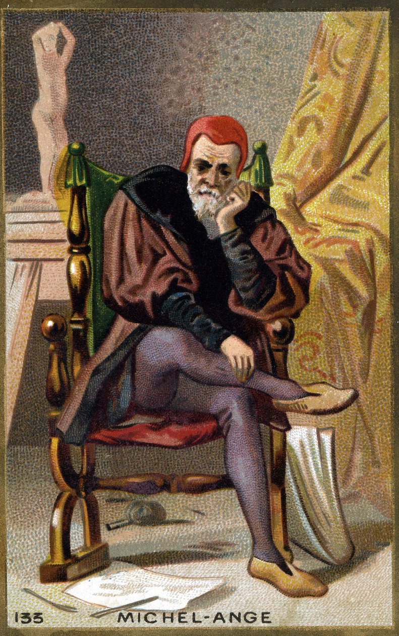 Portrait of Michelangelo Buonarroti by Unknown artist