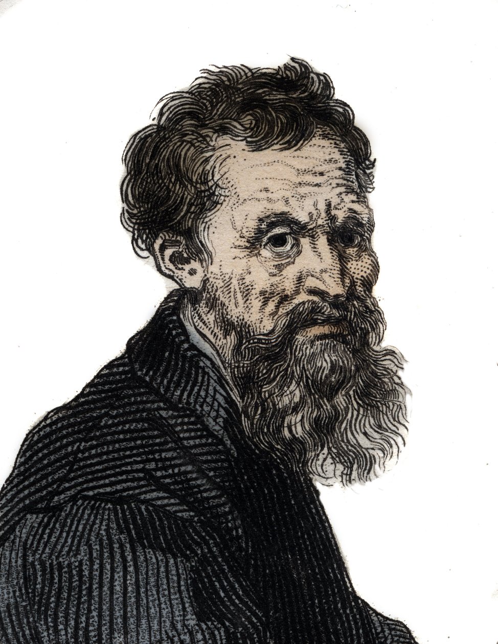 Portrait of Michelangelo Buonarroti by Unknown artist