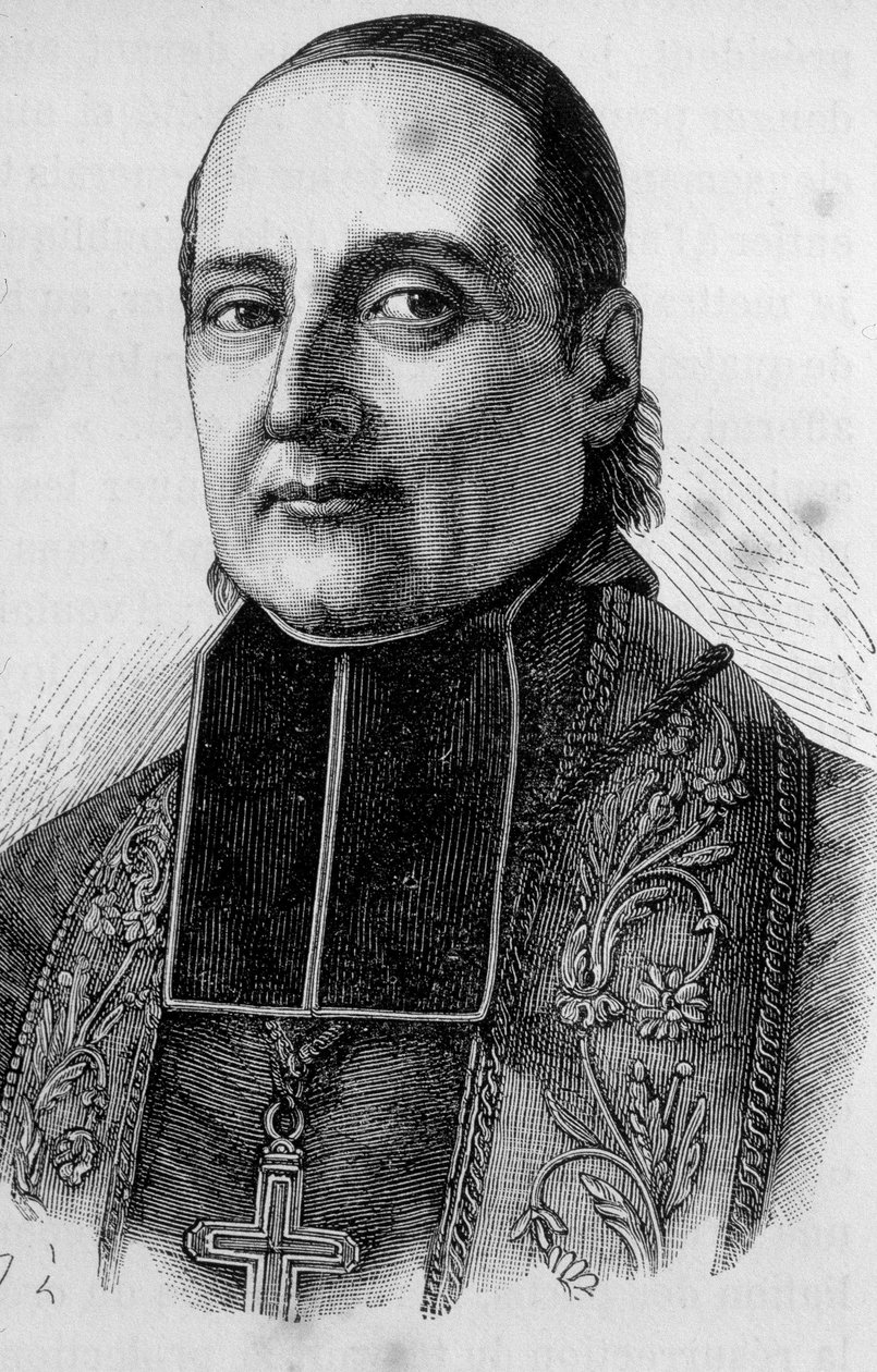 Portrait of Monsignor Sibour, French Prelate (1792 -1857) by Unknown artist