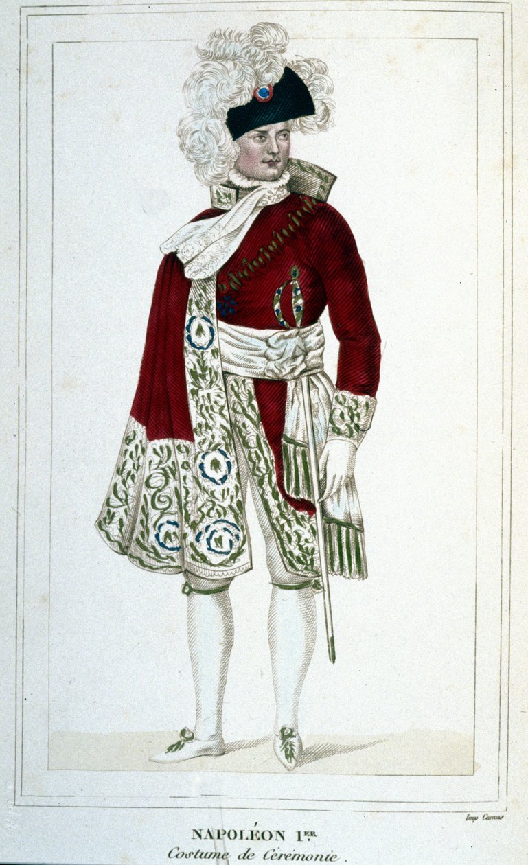 Portrait of Napoleon I (1769 - 1821) in ceremonial costume. by Unknown artist