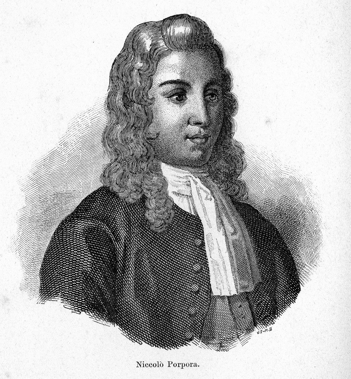 Portrait of Nicola Porpora, Italian composer by Unknown artist