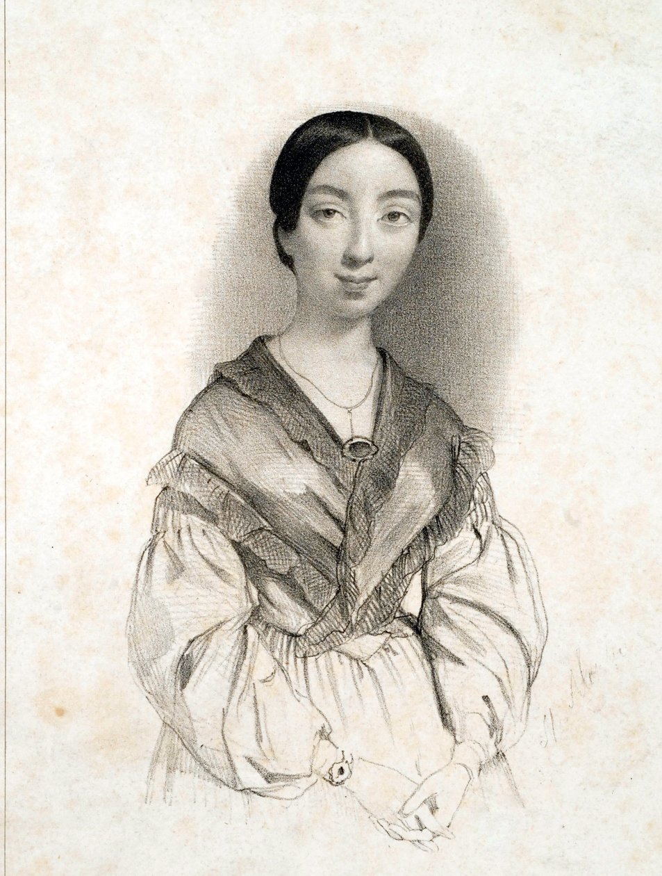 Portrait of Pauline Viardot, Mezzo Soprano (1821-1910) by Unknown Artist