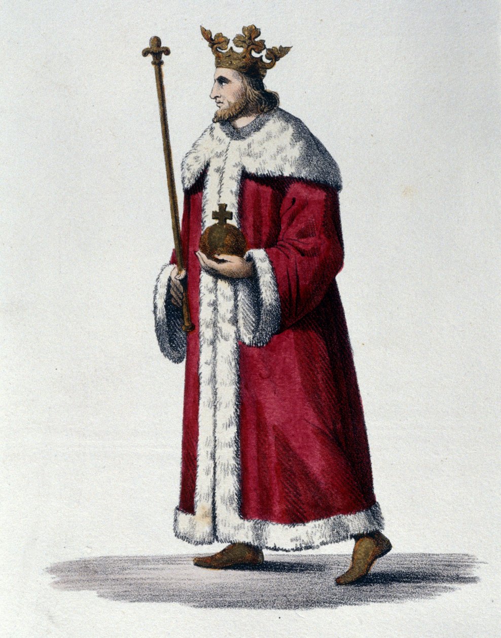 Portrait of Pepin III known as Pepin the Brief (714-768) king of France by Unknown artist