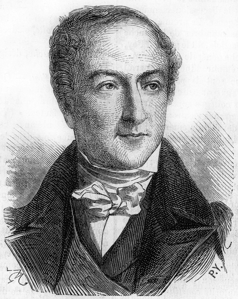 Portrait of Peyronnet, French politician (1778 - 1854) by Unknown artist